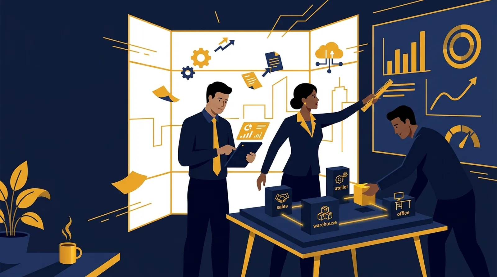 Illustration: Odoo for executive management