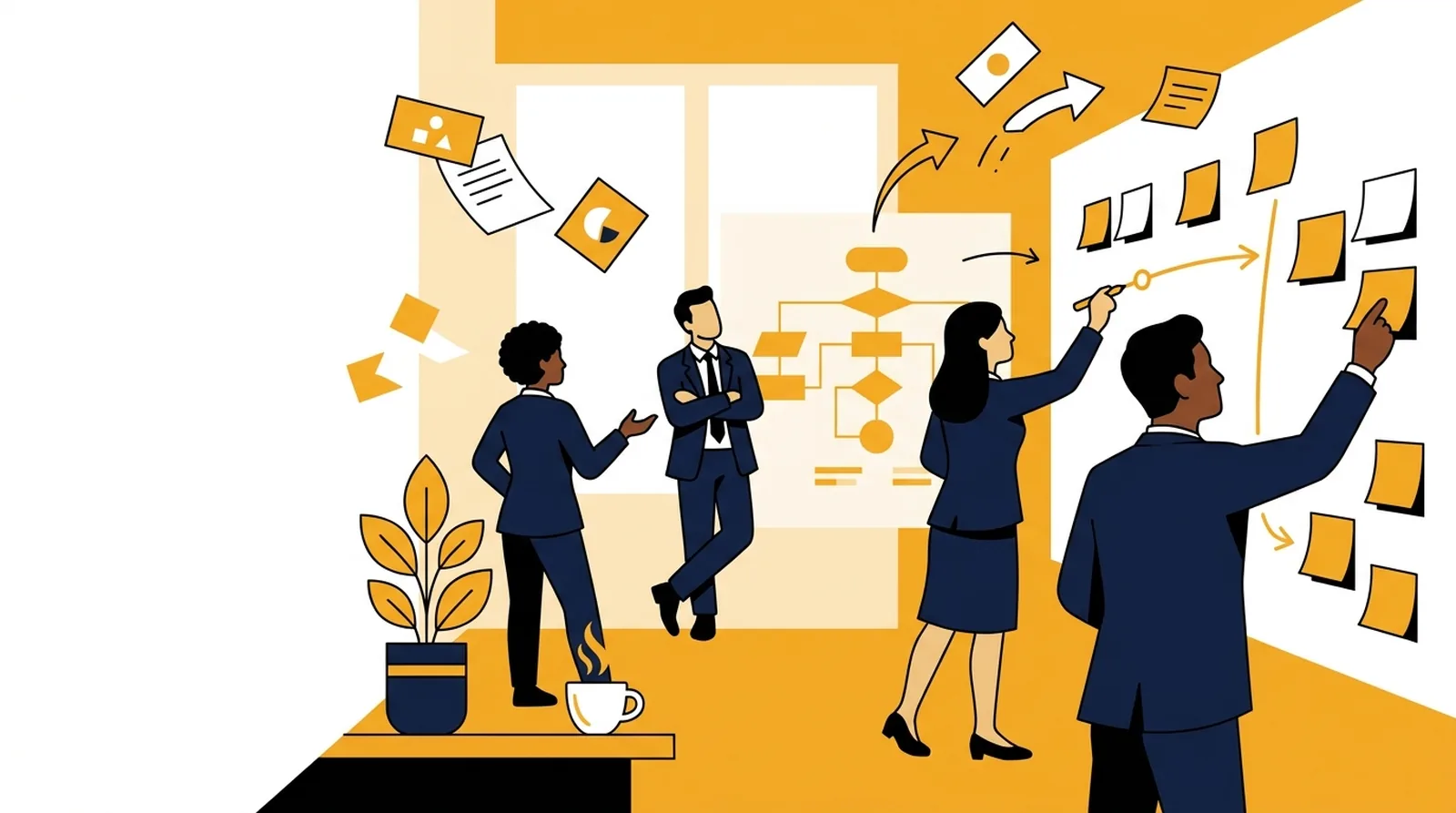 Conseil en organisation et processus Illustration : conseil en organisation