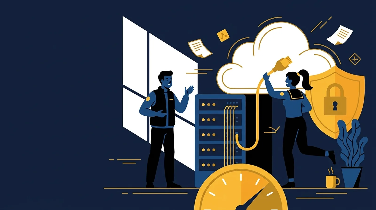 Illustration : hébergement Odoo