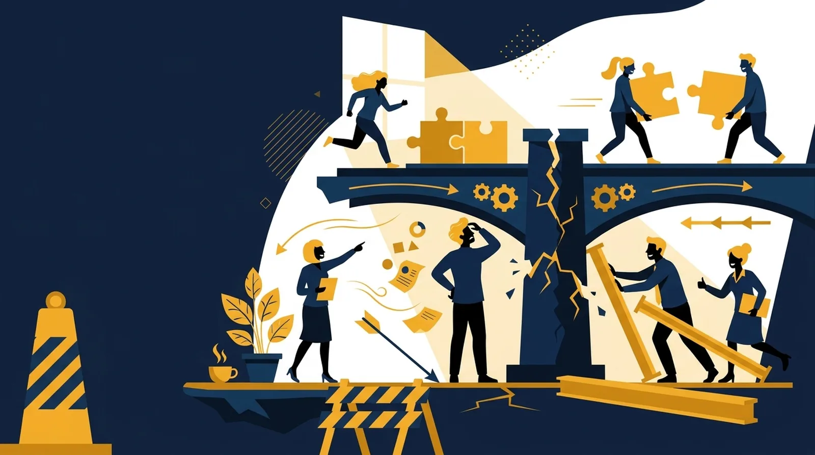 Pourquoi un projet ERP échoue Illustration : projet ERP