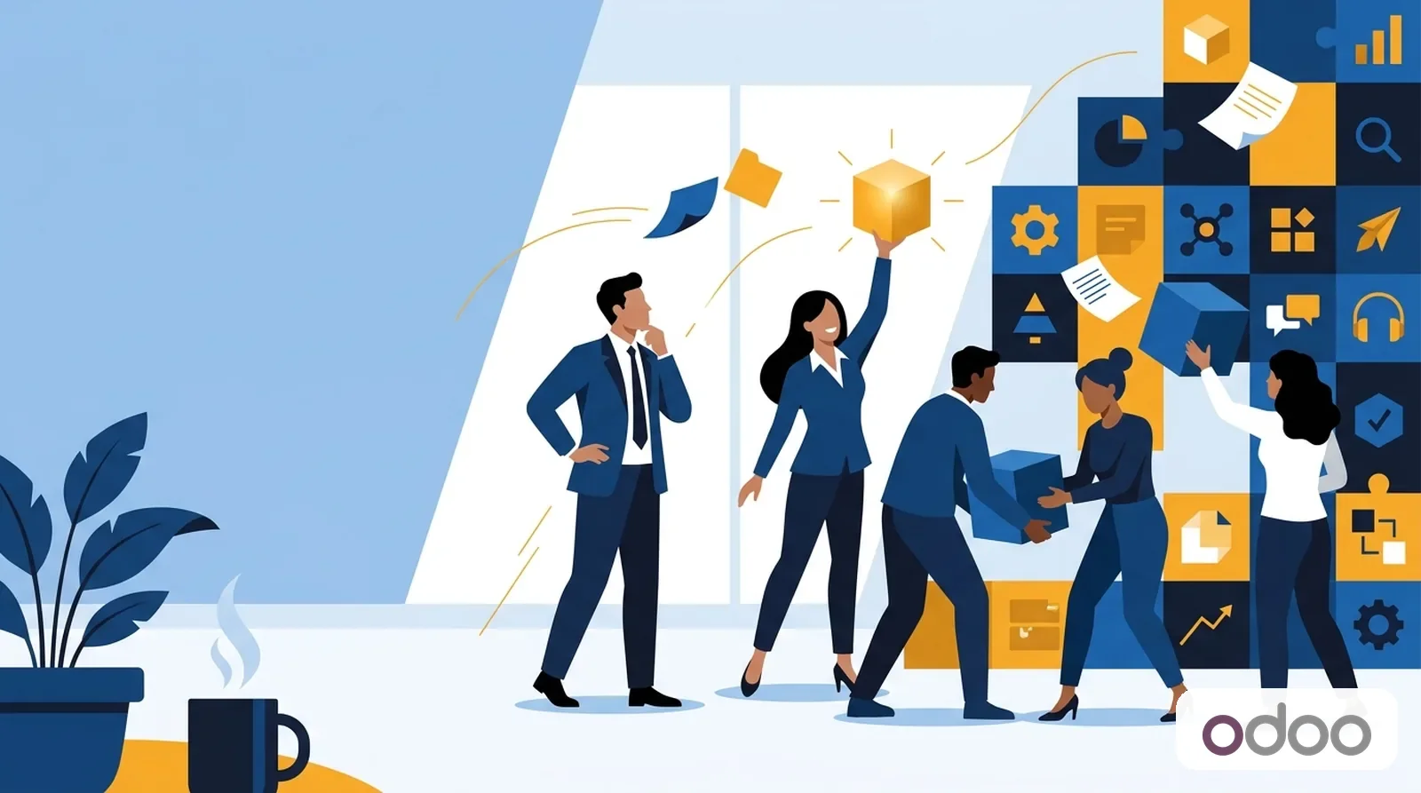 Illustration : applications Odoo