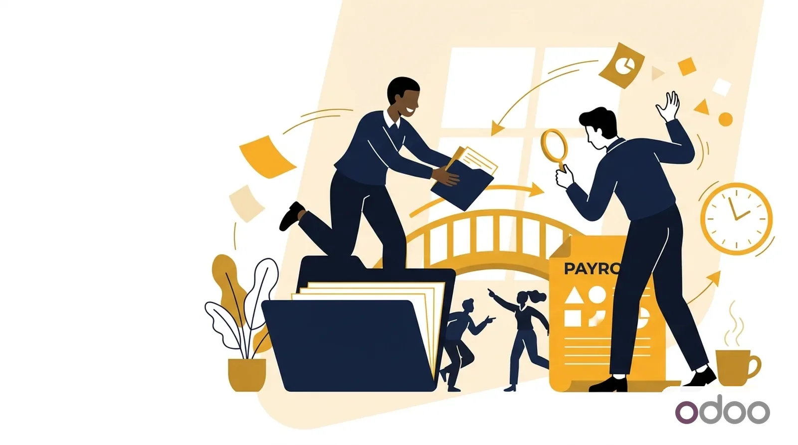 Interface Odoo OpenPaye Illustration : OpenPaye