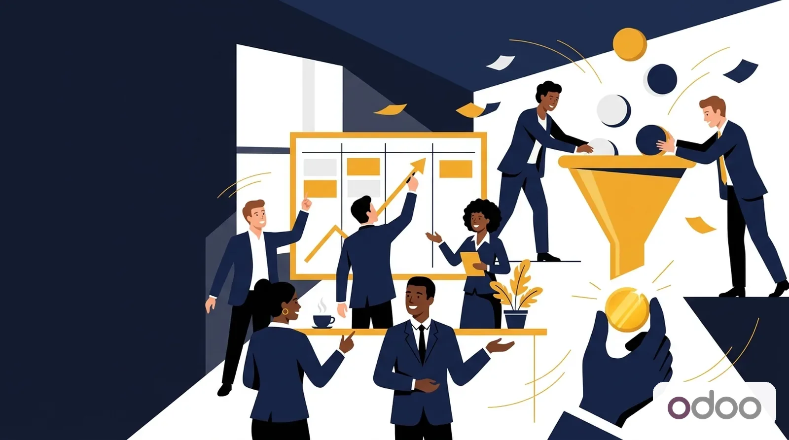 Odoo CRM Illustration : Odoo CRM
