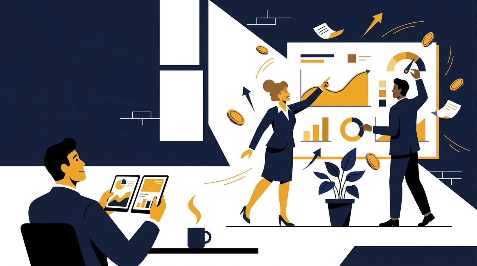 Illustration: financial and operational steering